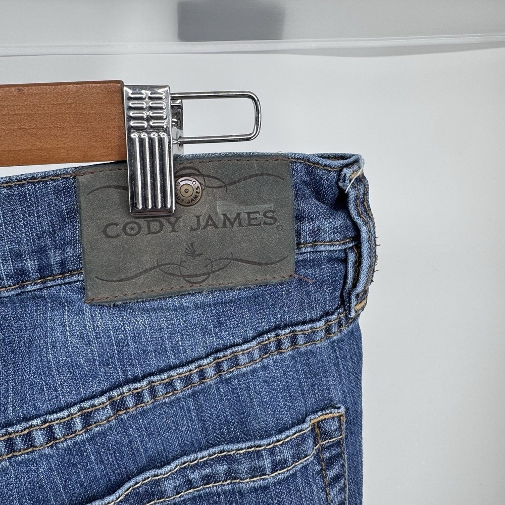 Cody James Men’s Slim Straight Jeans, No Stretch - Picture 7 of 10